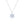 Blue Snowflake Charm Pendant Necklace - Perimade & Co.