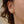 Blue Stone Textured Split Open Hoop Earrings - Perimade & Co.