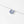 Blue U-Shaped Horseshoe Pendant Necklace - Perimade & Co.