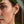 Botanical Leaf Pave CZ Huggie Hoop Earrings - Perimade & Co.