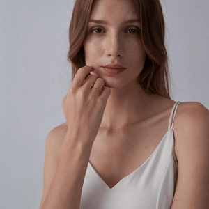 Bow Tie Bowknot Stacking Thin Band Ring - Perimade & Co.