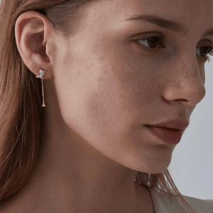 Butterfly Chain Dangle Drop Stud Earrings - Perimade & Co.