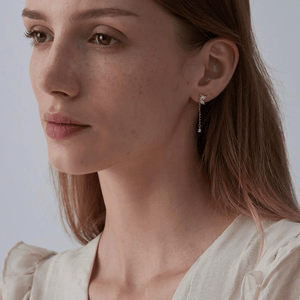Butterfly Chain Dangle Drop Stud Earrings - Perimade & Co.