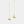 Gold butterfly earrings on thin chains against a light gray background