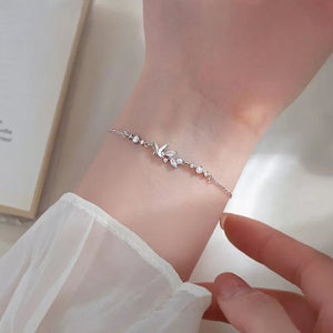 Butterfly Leaf Charm Stacking Bracelet - Perimade & Co.