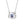 Cat Bow Dancing Stone Pendant Necklace - Perimade & Co.