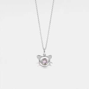 Cat Custom Photo Projection Necklace - Perimade & Co.