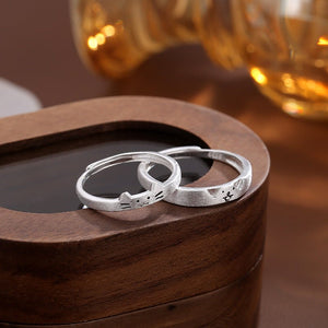 Cat Dog Kitten Puppy Couple Matching Ring - Perimade & Co.