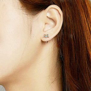 Cat Ear Wrap Open Hoop Earrings - Perimade & Co.