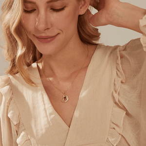 Cat Moon Custom Photo Projection Necklace - Perimade & Co.