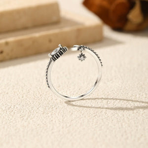 Celestial Marquise Sun Moon Open Band Ring - Perimade & Co.