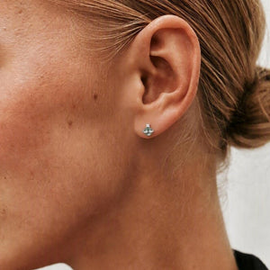Celestial Planet Tiny CZ Accent Stud Earrings - Perimade & Co.