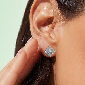 Celtic Knot Birthstone Geometric Stud Earrings - Perimade & Co.