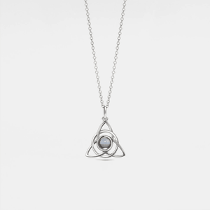 Celtic Knot Custom Photo Projection Necklace - Perimade & Co.