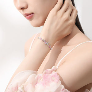 Cherry Blossom Butterfly Charm Bracelet - Perimade & Co.