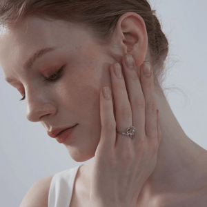 Cherry Blossom Flower Stacking Bypass Ring - Perimade & Co.