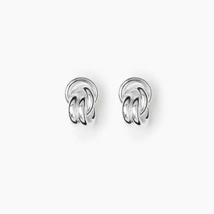 Chunky Twist Interlocking Knot Stud Earrings - Perimade & Co.