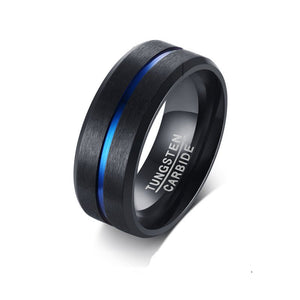Classic 8mm Tungsten Steel Band Ring - Perimade & Co.