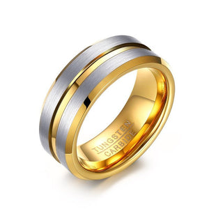 Classic 8mm Tungsten Steel Band Ring - Perimade & Co.