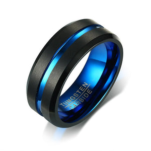 Classic 8mm Tungsten Steel Band Ring - Perimade & Co.