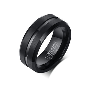 Classic 8mm Tungsten Steel Band Ring - Perimade & Co.