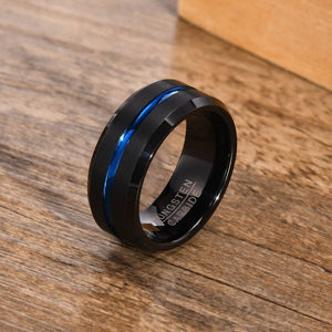Classic 8mm Tungsten Steel Band Ring - Perimade & Co.