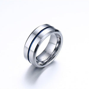 Classic 8mm Tungsten Steel Band Ring - Perimade & Co.