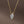 Classic Curved Leaf Pave CZ Charm Necklace - Perimade & Co.