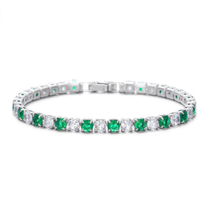 Classic CZ Crystal Eternity Tennis Bracelet - Perimade & Co.