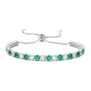 Classic CZ Crystal Eternity Tennis Bracelet - Perimade & Co.
