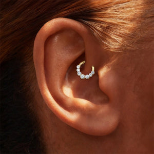 Classic Graduated CZ Cartilage Hoop Earrings - Perimade & Co.