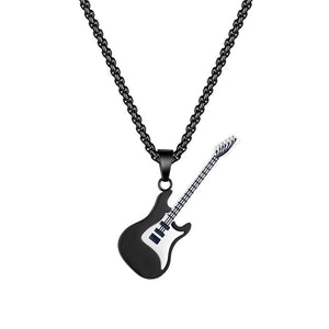 Classic Guitar Charm Pendant Necklace - Perimade & Co.