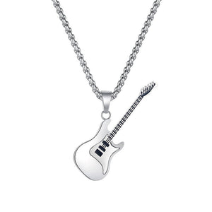 Classic Guitar Charm Pendant Necklace - Perimade & Co.