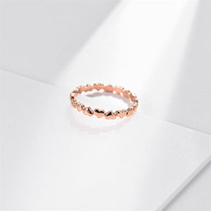 Classic Heart Stacking Eternity Band Ring - Perimade & Co.