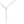 Classic Infinity Cross Charm Lariat Y Necklace - Perimade & Co.
