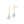 Classic Linear Bar Pear CZ Drop Stud Earrings - Perimade & Co.