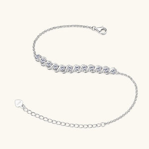 Classic S Wave Moissanite Tennis Bracelet - Perimade & Co.