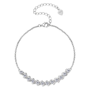 Classic S Wave Moissanite Tennis Bracelet - Perimade & Co.