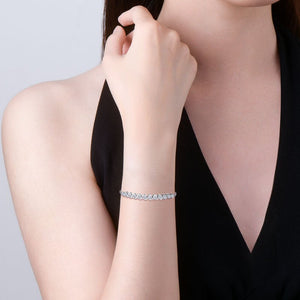 Classic S Wave Moissanite Tennis Bracelet - Perimade & Co.