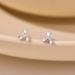 Classic Swirl Pinwheel Cartilage Stud Earrings - Perimade & Co.