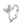 Butterfly-shaped ring with colorful gemstones on a white background