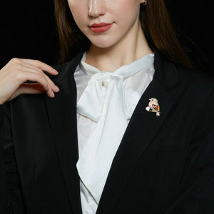 Color Gemstone Bird Wedding Brooch - Perimade & Co.
