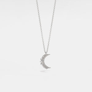Crescent Moon Charm Pendant Necklace - Perimade & Co.