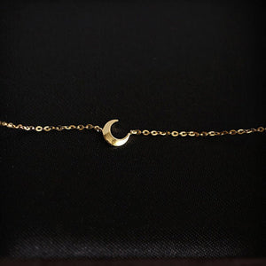 Crescent Moon Charm Stacking Bracelet - Perimade & Co.