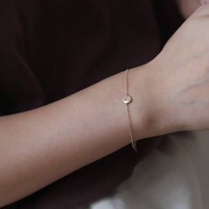Crescent Moon Charm Stacking Bracelet - Perimade & Co.