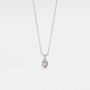 Criss Cross Photo Projection Charm Necklace - Perimade & Co.