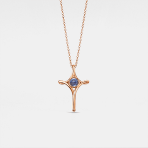 Cross Custom Photo Projection Necklace - Perimade & Co.