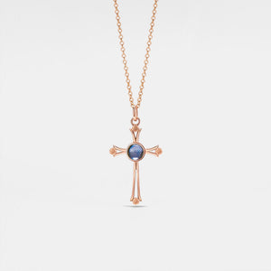 Cross Custom Photo Projection Necklace - Perimade & Co.