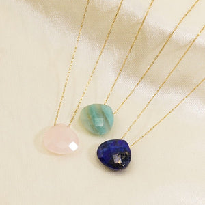 Crystal Raw Stone Pendant Necklace - Perimade & Co.