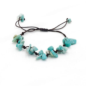 Crystal Stone Braid Rope Cord Bracelet - Perimade & Co.
